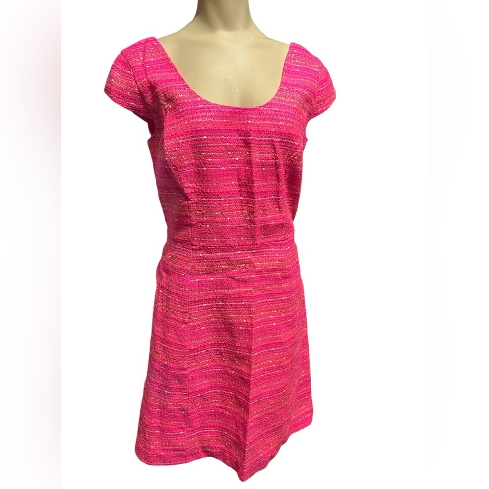 Lilly Pulitzer Vibrant Pink and Gold Mini Dress - Picture 4 of 12